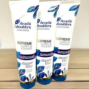 Head & Shoulders Supreme Clarify & Volumize conditioners 3 pak